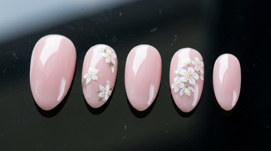 The first black cherry nail design